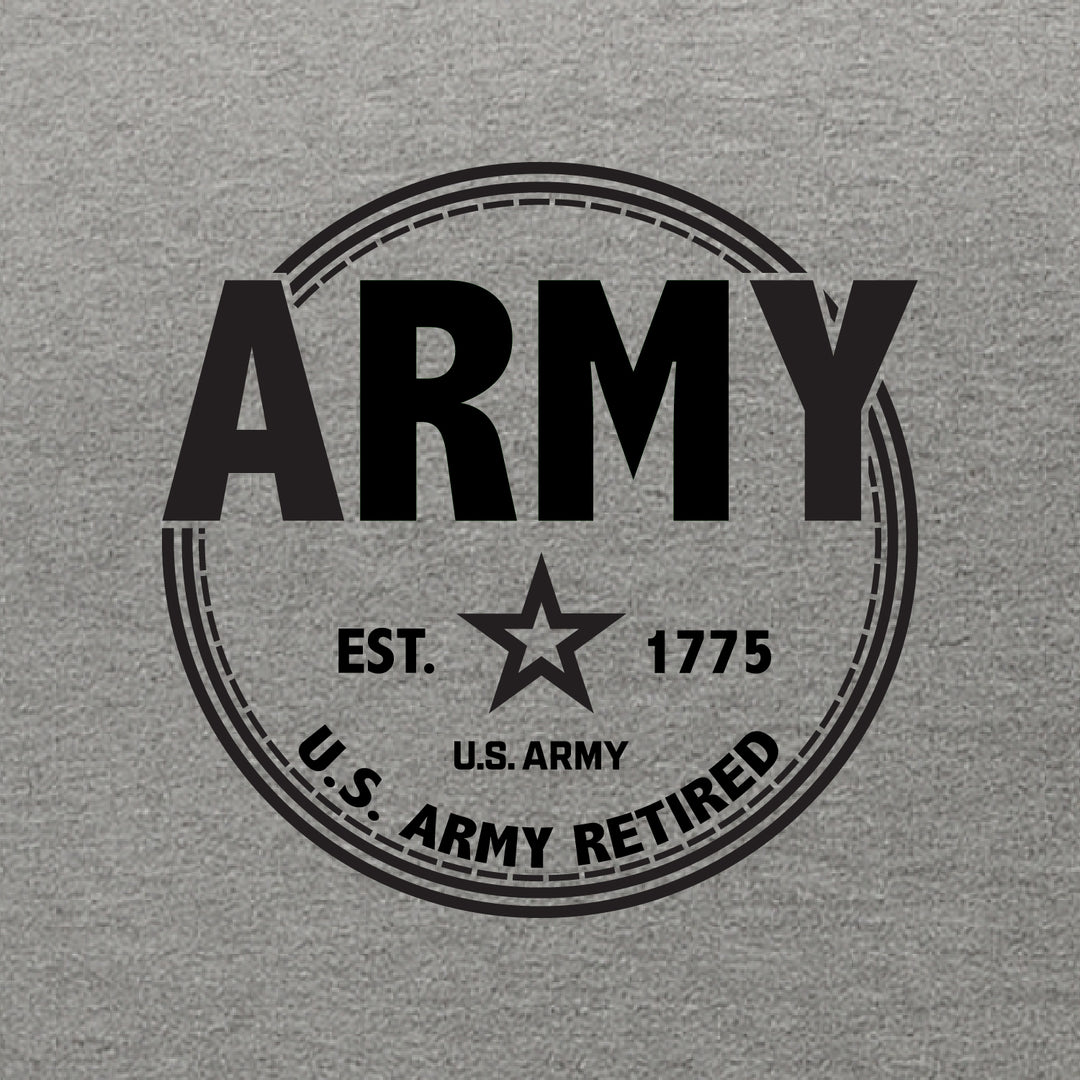 Army Retired Left Chest Hood