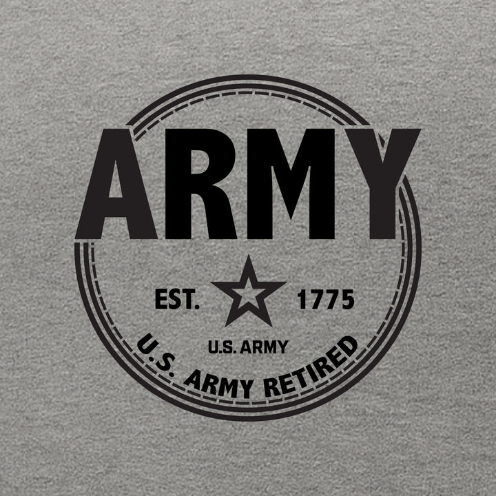 Army Retired Left Chest Hood