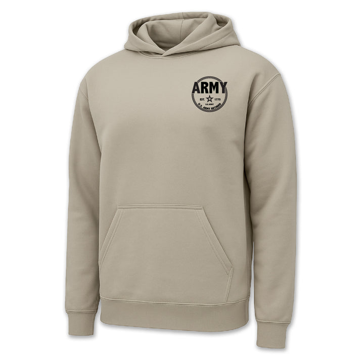 Army Retired Left Chest Hood