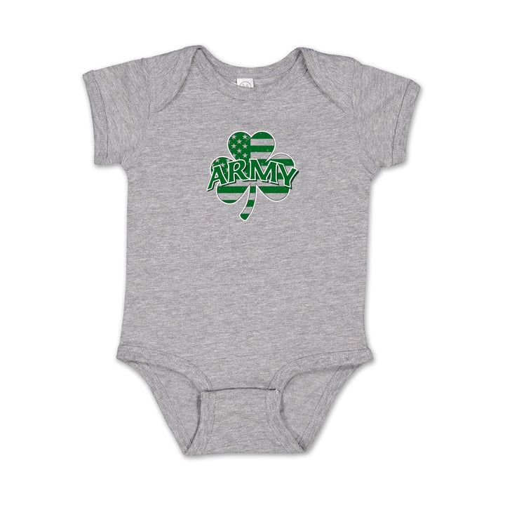 Army Shamrock Infant Romper