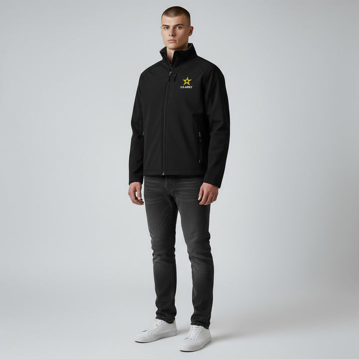 Army Soft Shell Jacket (Black)