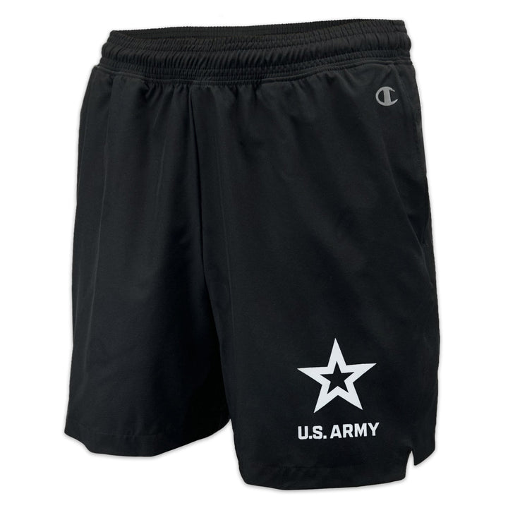 Army Star Champion Men's Woven 5" Short (Black)