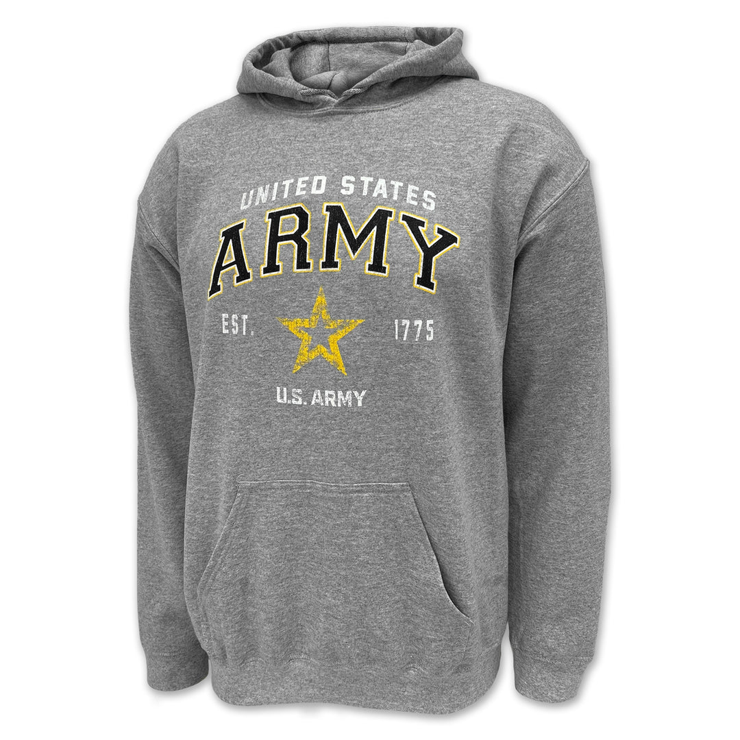 Army Star Est. 1775 Hood (Grey)