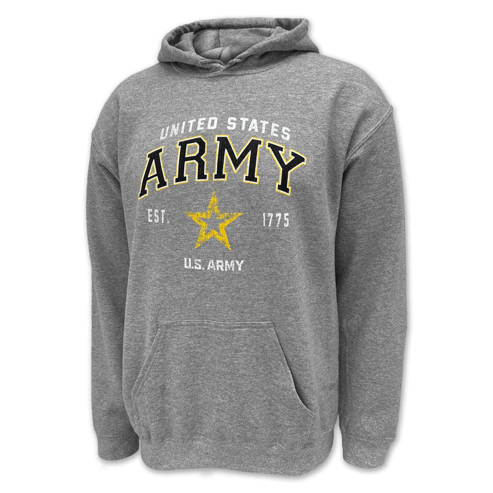Army Star Est. 1775 Hood (Grey)
