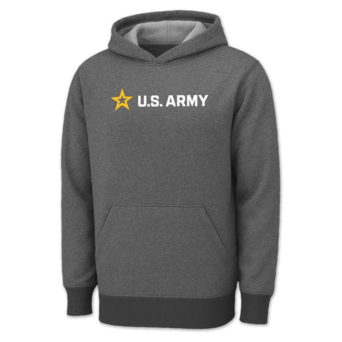 Army Star Full Chest Performance Hood (Grey)