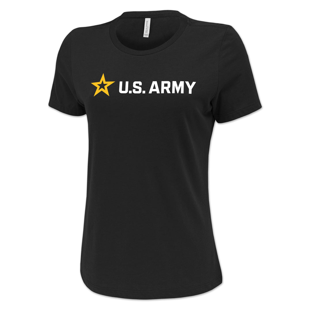 Army Star Ladies Full Chest Logo T-Shirt