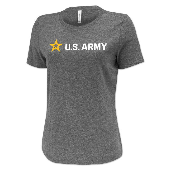 Army Star Ladies Full Chest Logo T-Shirt