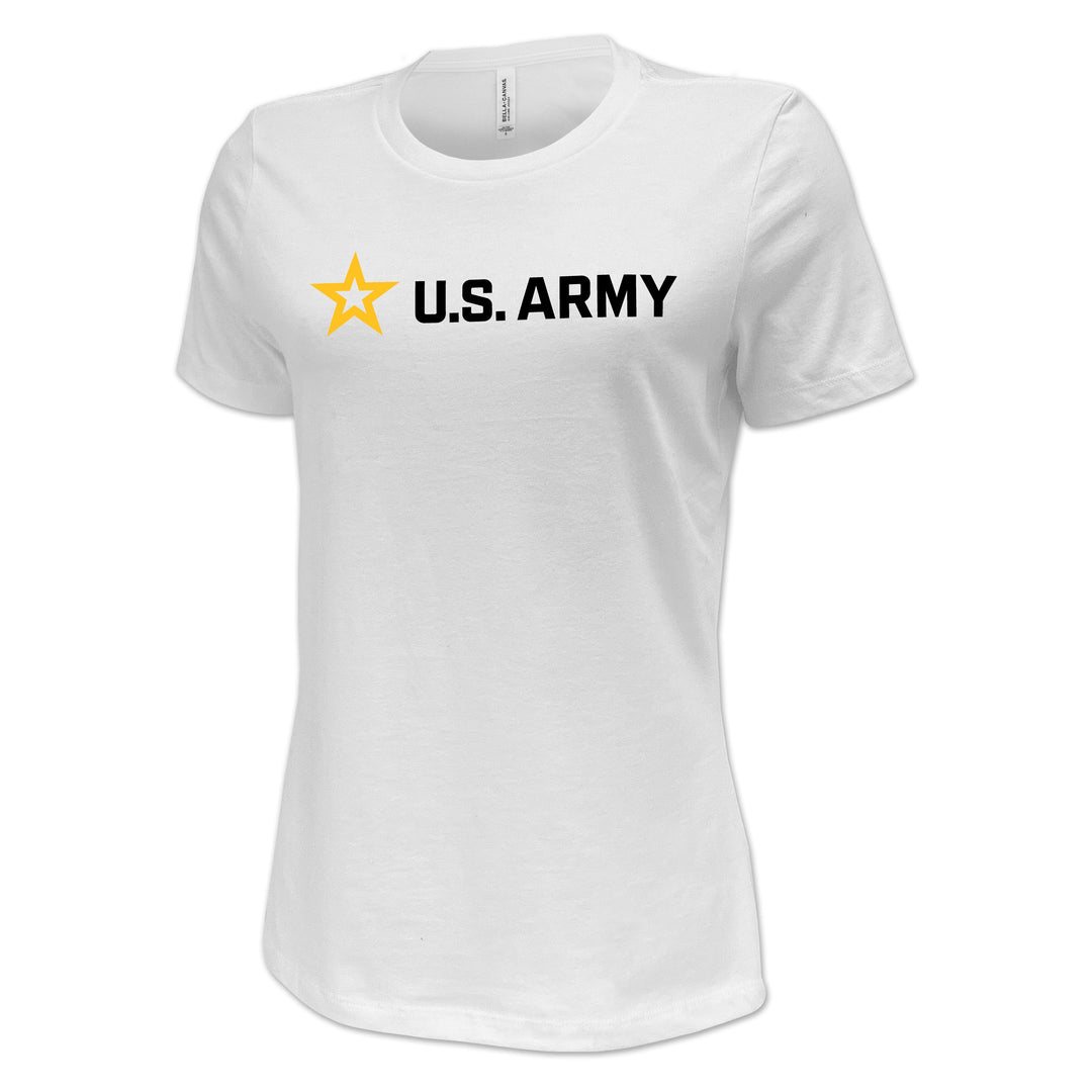 Army Star Ladies Full Chest Logo T-Shirt
