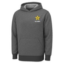 Load image into Gallery viewer, Army Star Left Chest Performance Hood (Grey)