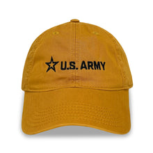 Load image into Gallery viewer, Army Star Logo Hat (Gold)