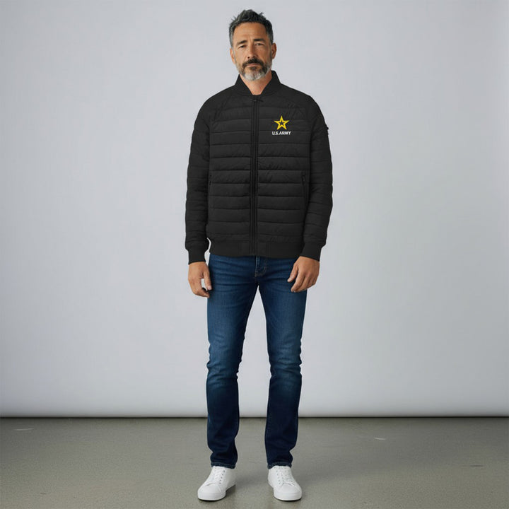 Army Star Paradox Polyloft Bomber Jacket (Black)