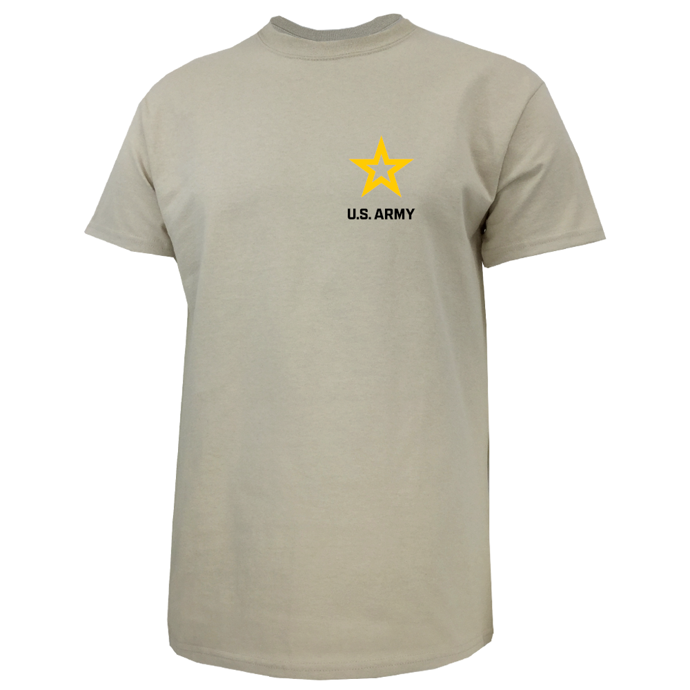 Pick Your Design Army T-Shirt (Tan)