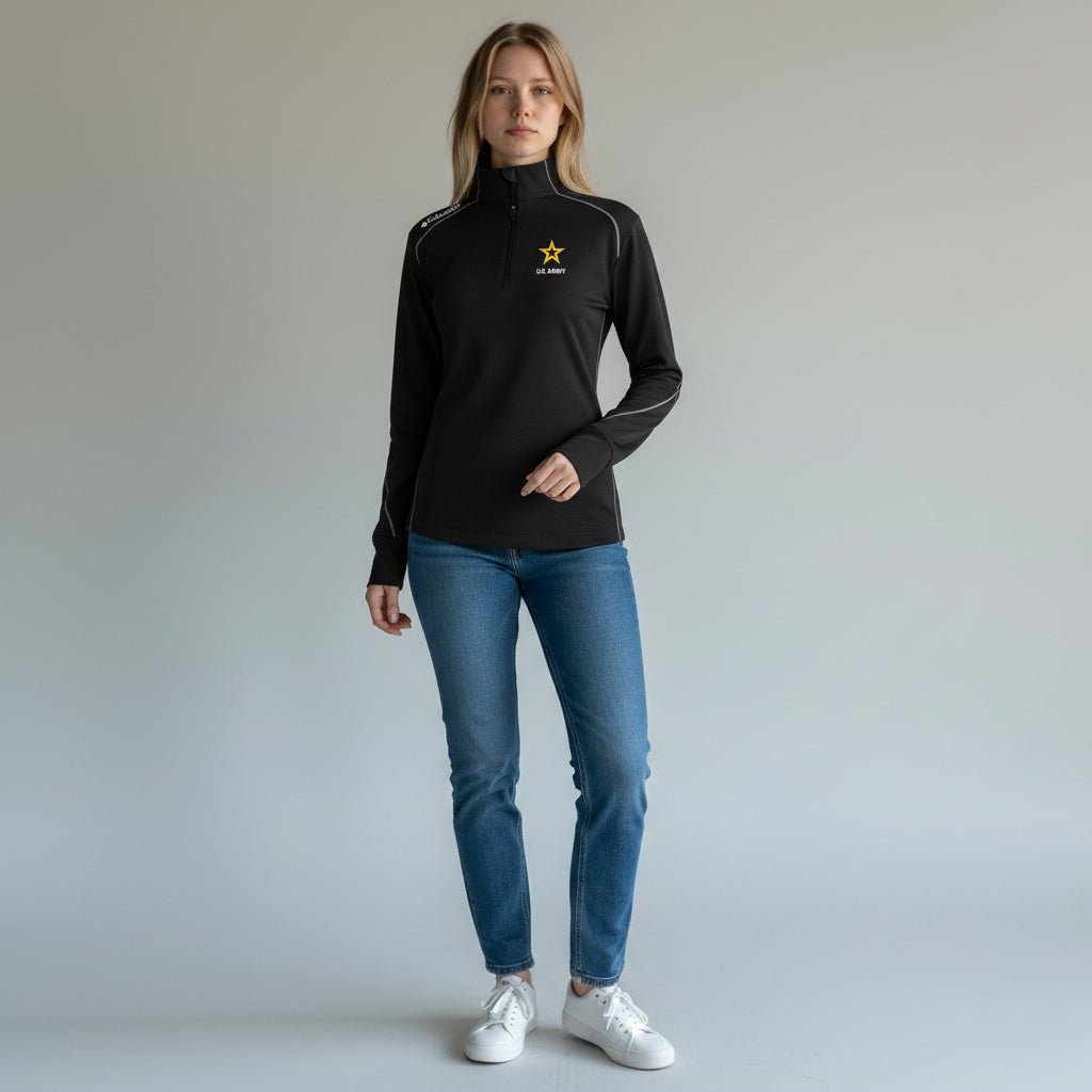 Army Star Women's Columbia Shotgun 1/4 Zip Pullover*