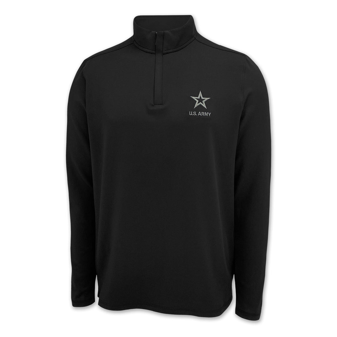 Army Tonal Star Under Armour Motion 1/4 Zip (Black)