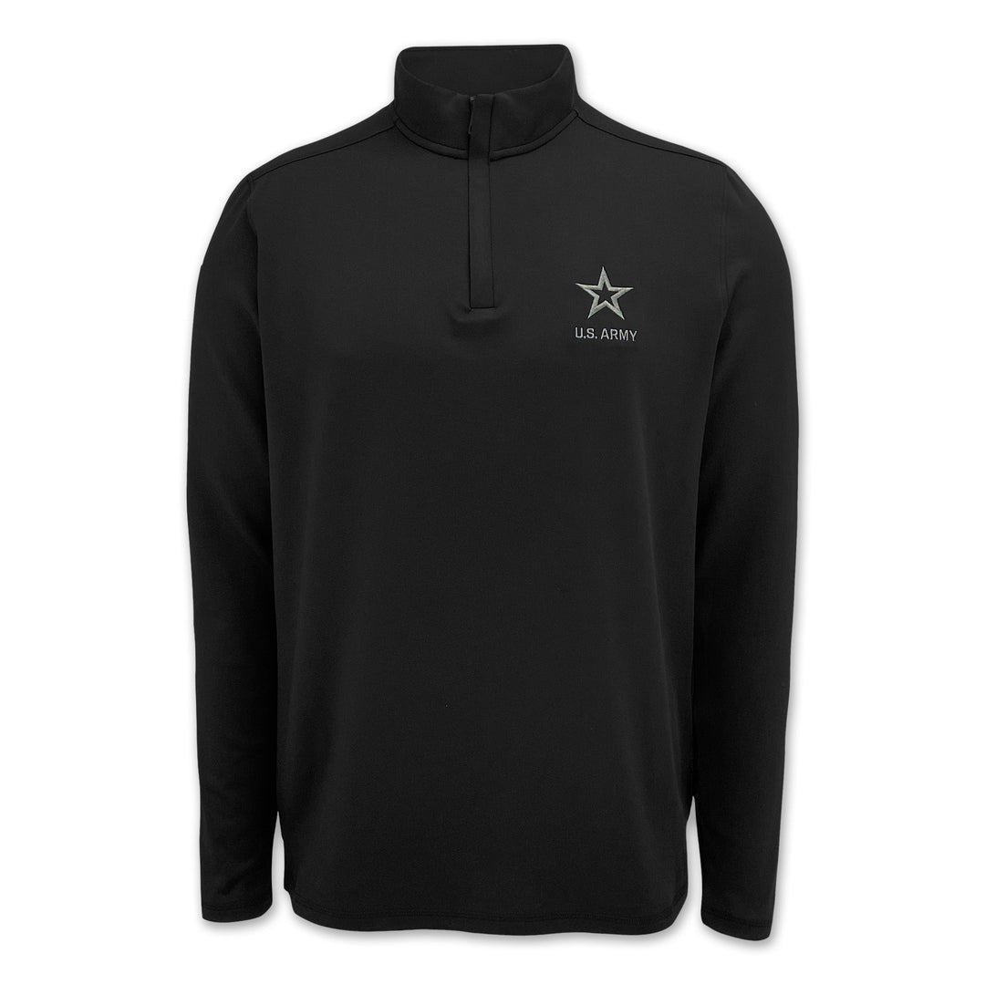 Army Tonal Star Under Armour Motion 1/4 Zip (Black)