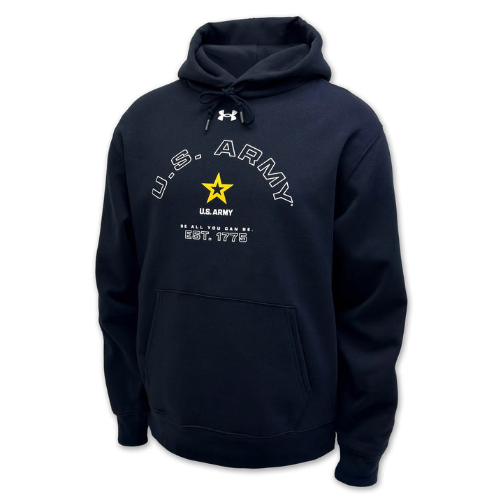 Army Under Armour Be All You Can Be Rival Fleece Hood (Black)