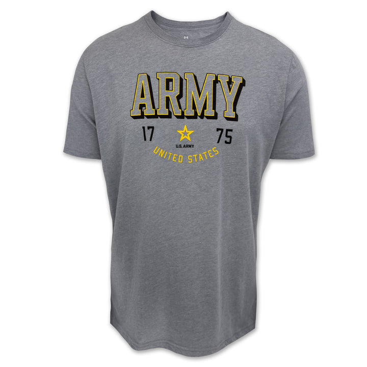 Army Under Armour 1775 Performance Cotton T-Shirt (Grey)
