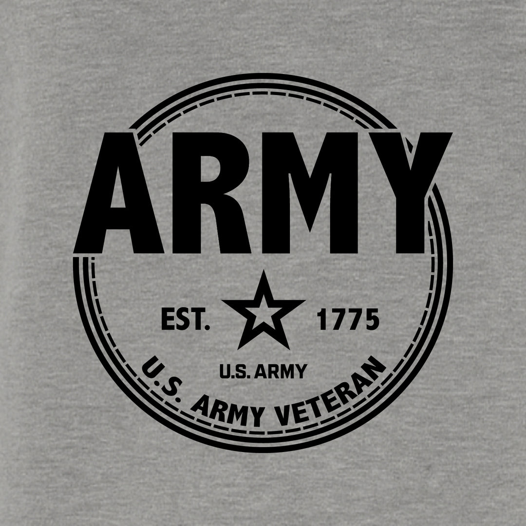 Army Veteran Left Chest Full-Zip Hood