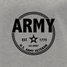 Load image into Gallery viewer, Army Veteran Left Chest 1/4 Zip