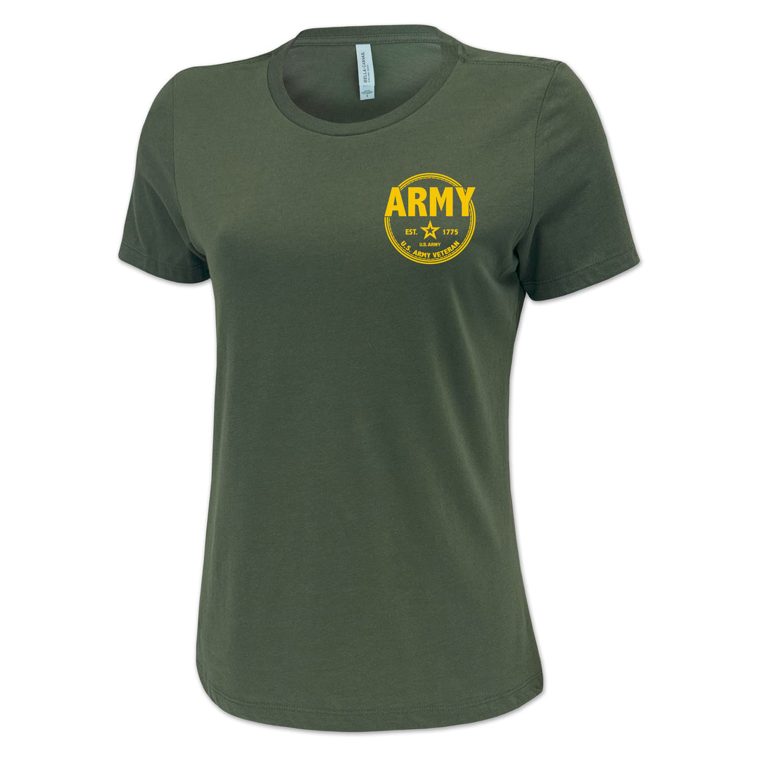 Army Veteran Ladies T-Shirt