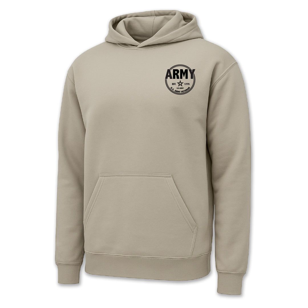 Army Veteran Left Chest Hood