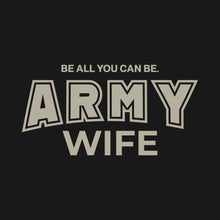 Load image into Gallery viewer, Army Wife Ladies T-Shirt (Black)
