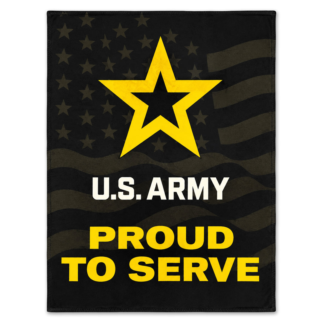 Army Proud to Serve Ultra Soft Blanket (50"x60")