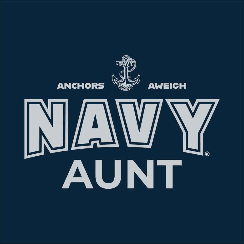 Navy Aunt Ladies T-Shirt (Navy)