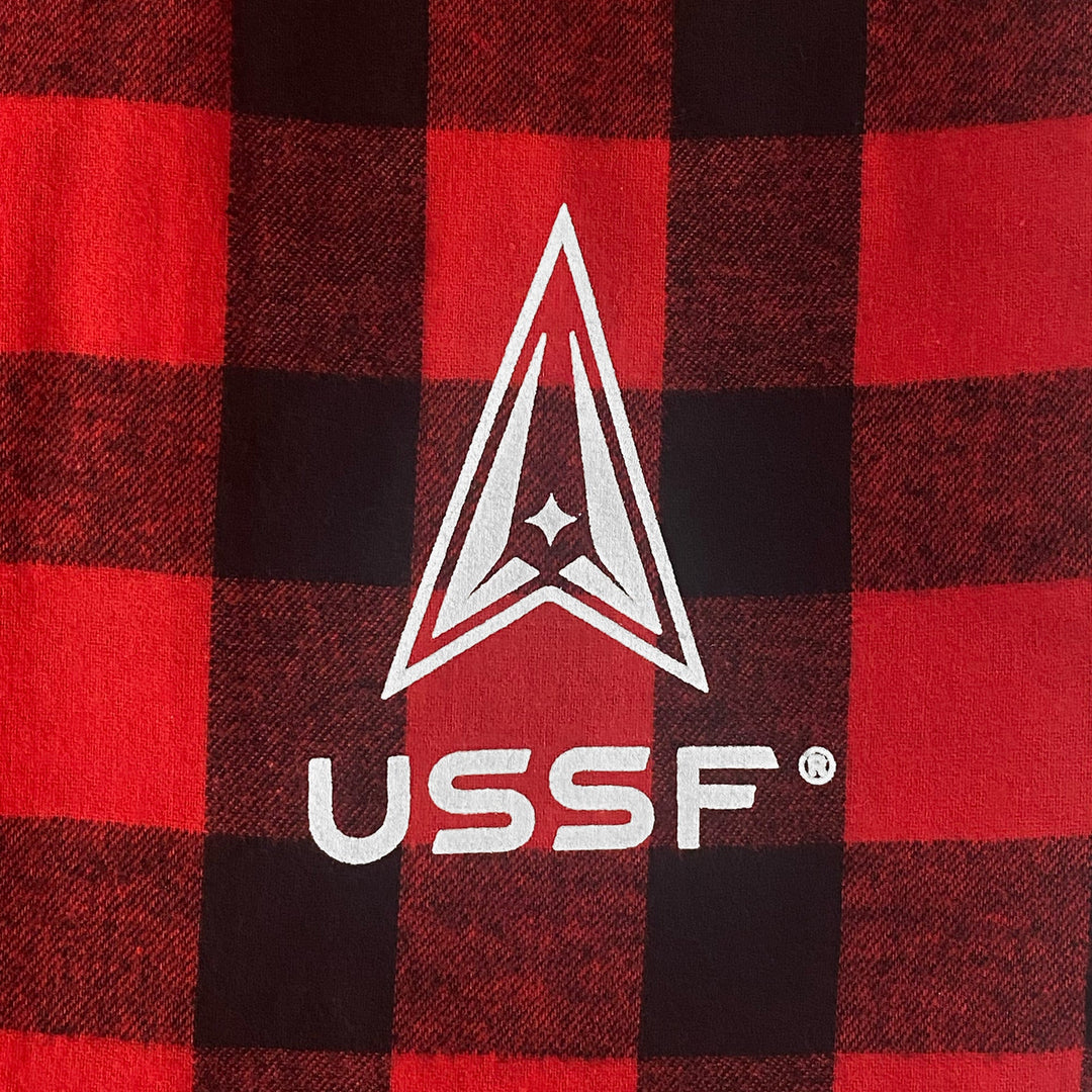 Space Force Delta Buffalo Check Flannel Pants