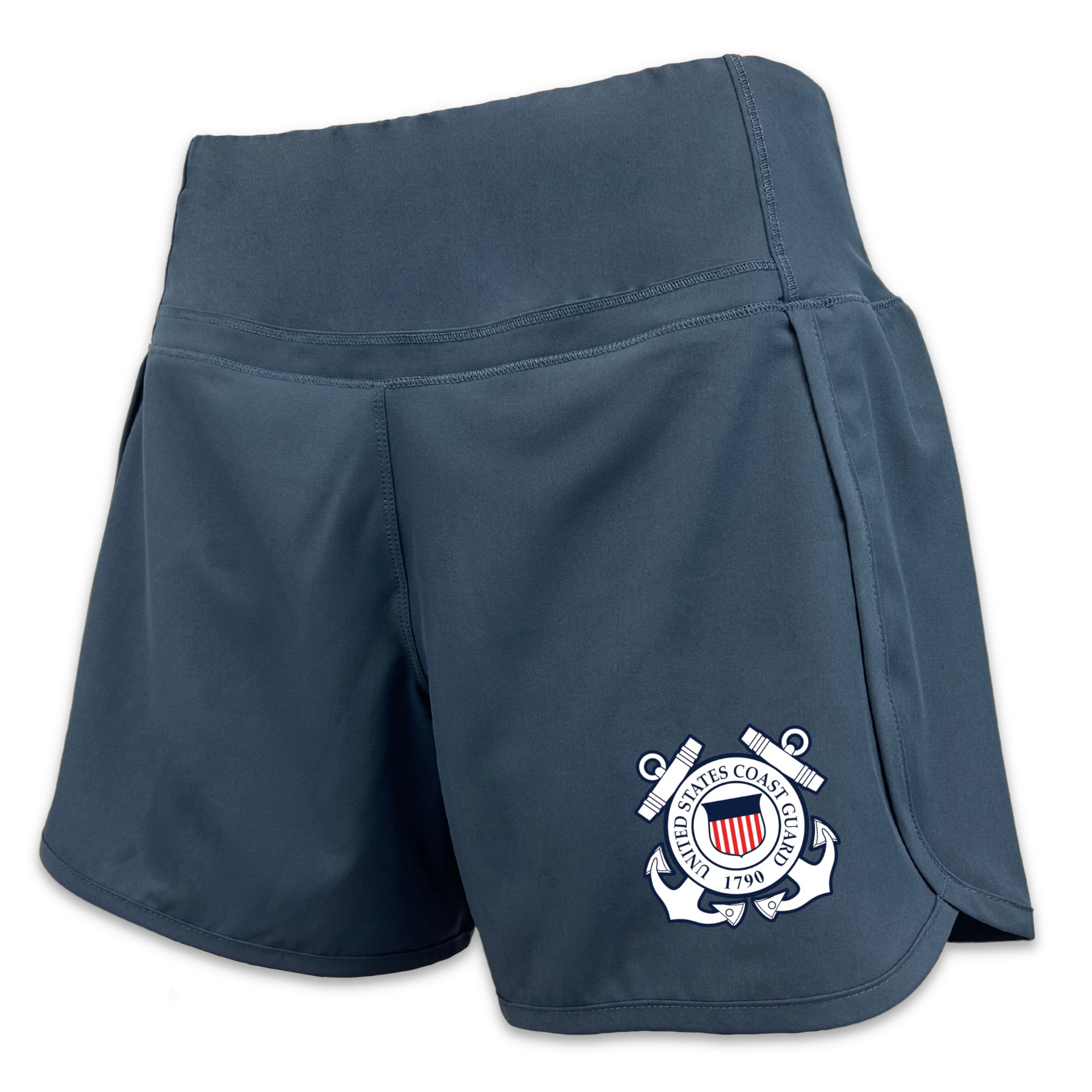 Coast Guard Ladies Stretch Woven Lined Short (Castlerock)