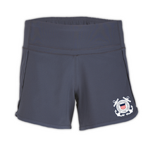 Load image into Gallery viewer, Coast Guard Ladies Stretch Woven Lined Short (Castlerock)