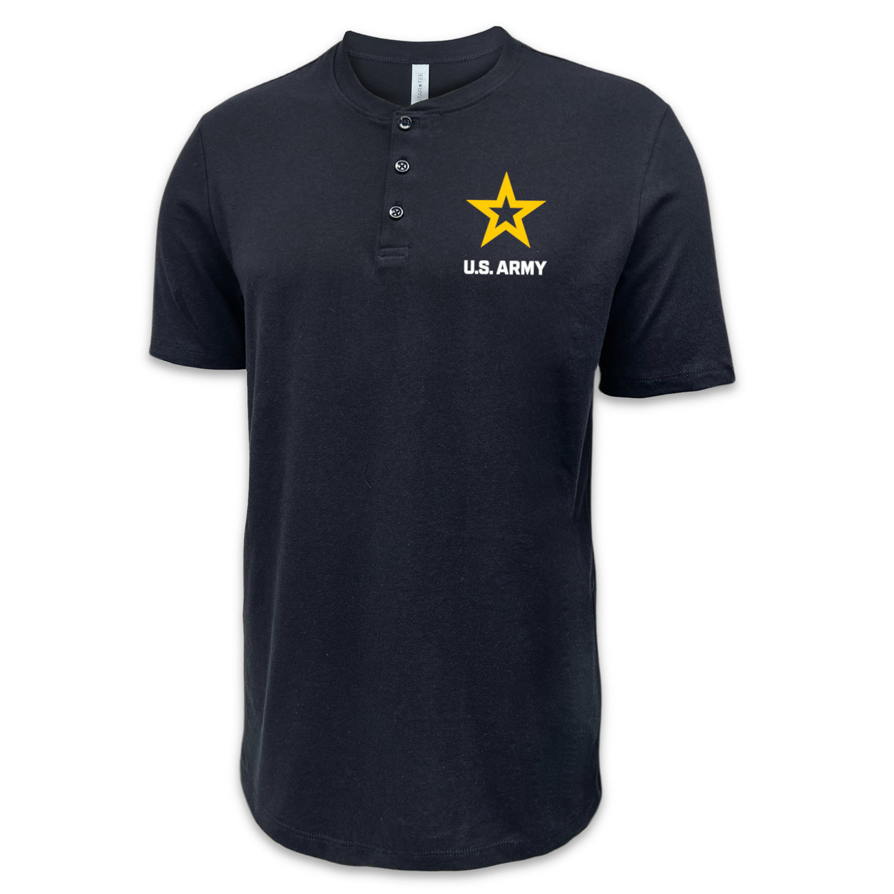 Army Star Mens Henley T-Shirt