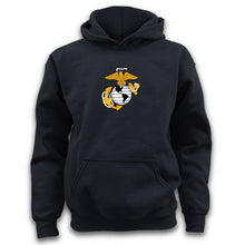 Load image into Gallery viewer, Marines Youth EGA Logo Hood