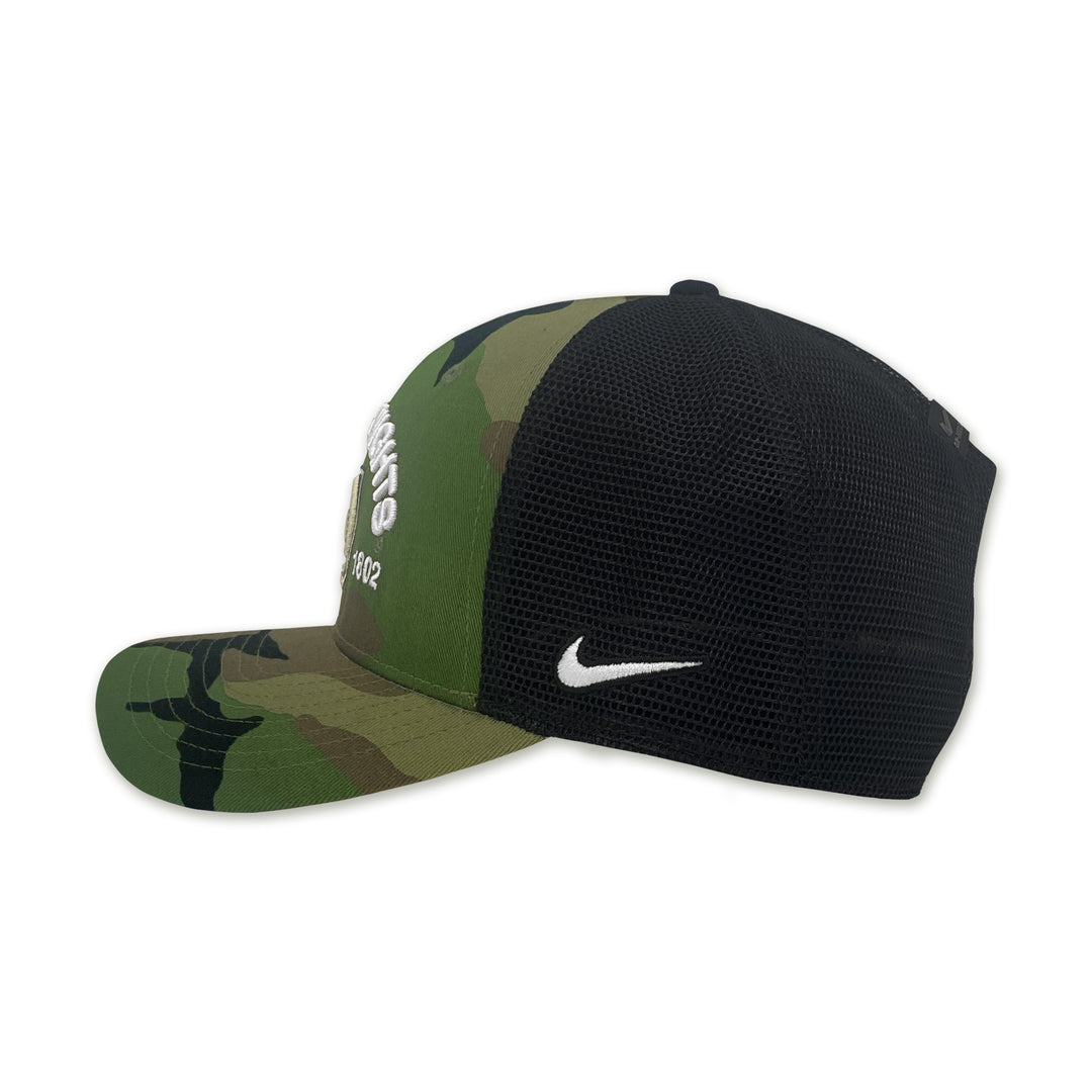 Nike Army Military Woodland Camo Rise Trucker Hat