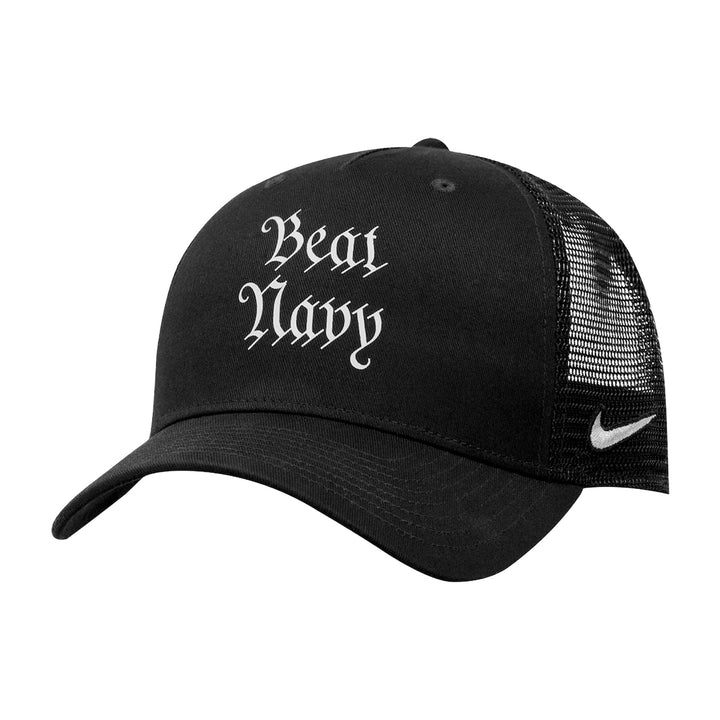 Army Nike 2025 Rivalry Beat Navy Rise Trucker Hat (Black)