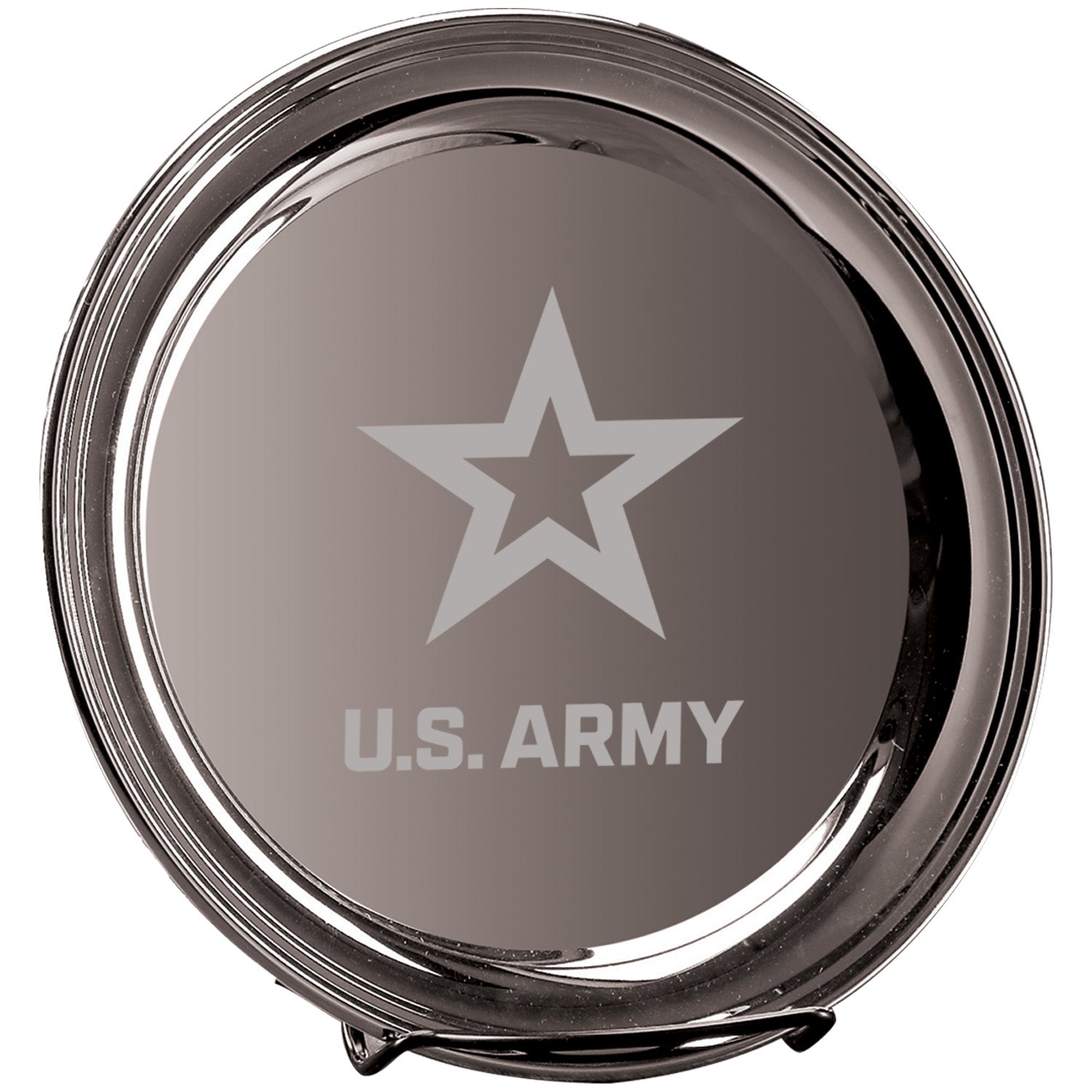 Army Star 12" Silver Plated Commemorative Tray