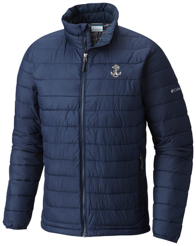 Navy Anchor Columbia Powder Lite Jacket (Navy)*