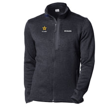 Load image into Gallery viewer, Army Star Columbia Sweater Weather Full Zip Fleece Jacket (Black)*