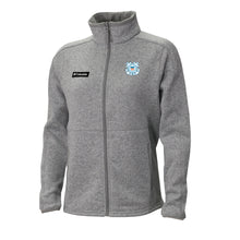 Load image into Gallery viewer, Coast Guard Seal Columbia Women&#39;s Sweater Weather Fleece Full Zip Jacket (Grey)*