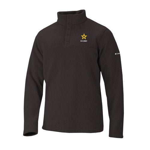 Army Star Columbia Alto Pass Half Snap Pullover (Black)*