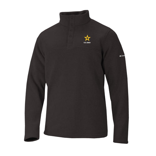Army Star Columbia Alto Pass Half Snap Pullover (Black)*
