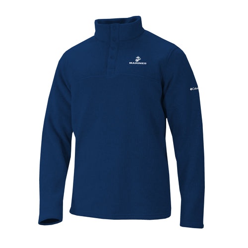 Marines EGA Columbia Alto Pass Half Snap Pullover (Navy)*