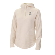 Load image into Gallery viewer, Navy Anchor Columbia Women&#39;s Sweater Weather Pullover Hoodie (Chalk)*