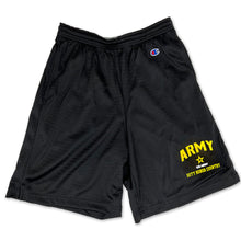 Load image into Gallery viewer, Army Champion Star Mesh Shorts (Black)