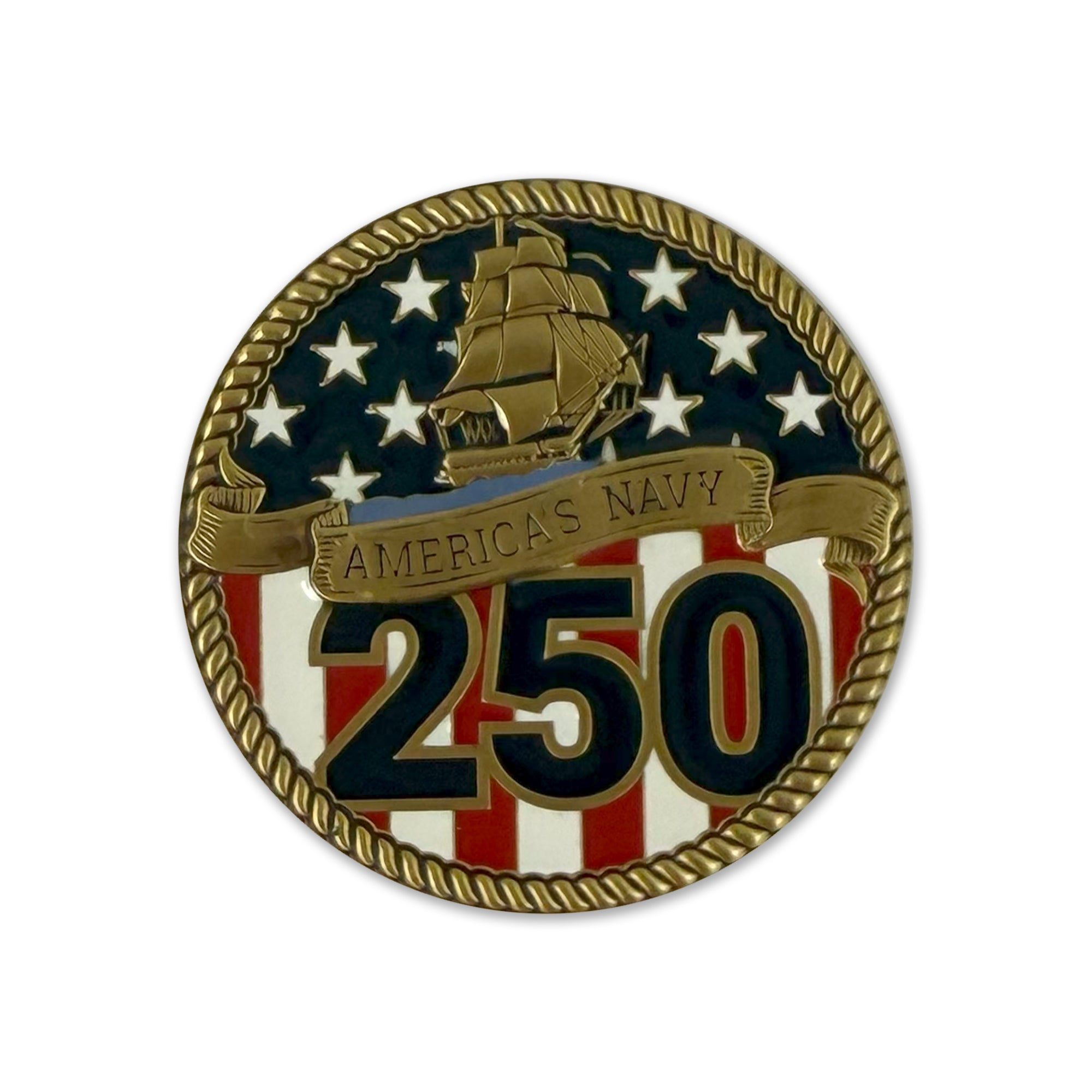 America's Navy 250th Challenge Coin – Armed Forces Gear