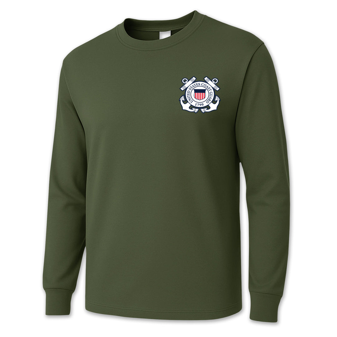 Coast Guard Seal Logo Long Sleeve T-Shirt