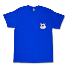 Load image into Gallery viewer, Coast Guard Seal Logo Pocket T-Shirt