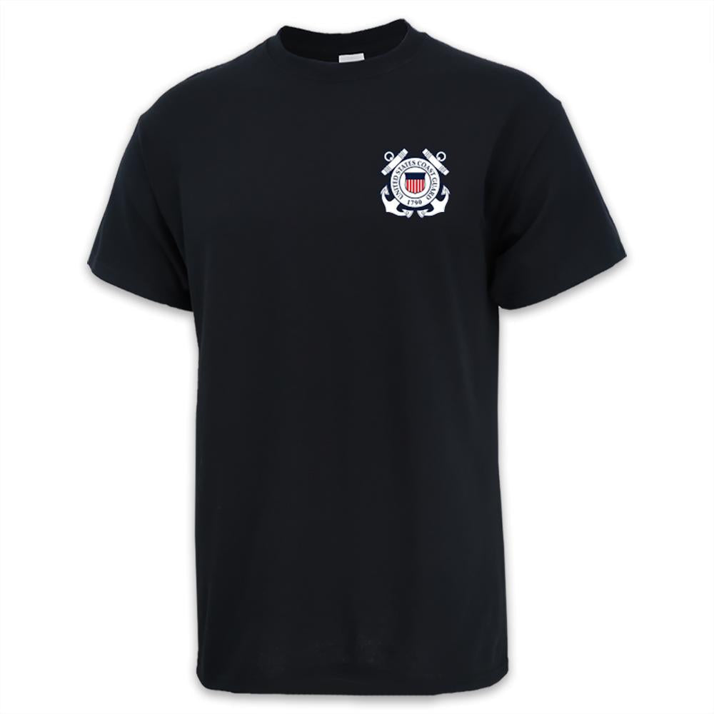 Pick Your Design Coast Guard T-Shirt (Black)