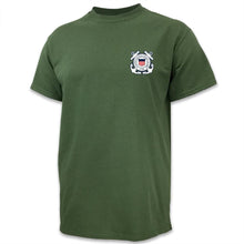 Load image into Gallery viewer, Pick Your Design Coast Guard T-Shirt (OD Green)