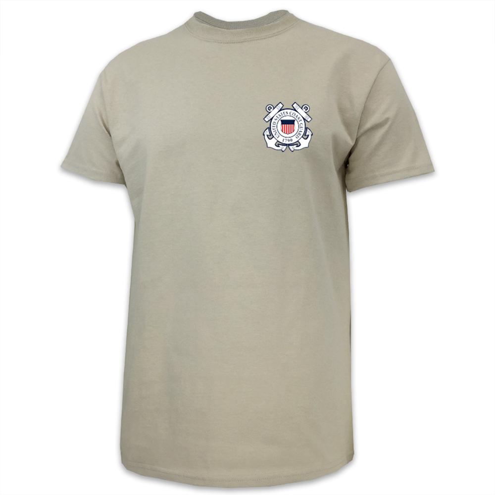 Pick Your Design Coast Guard T-Shirt (Tan)